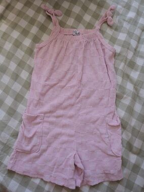 Old Navy Light Pink Terry Romper